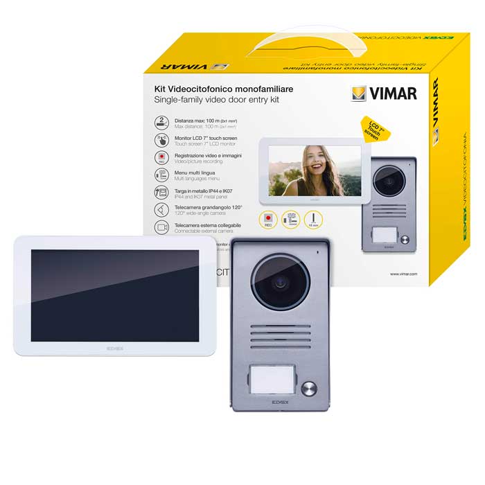Kit Video 7 1 Familia Multiclavija, Vimar