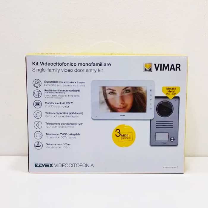 Kit Video 7 1 Familia Multiclavija, Vimar - Imagen 2