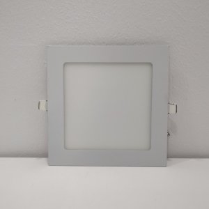 Panel Empotrable Cuadrado 12w 6k 6", Soft Lux (cod.1143)