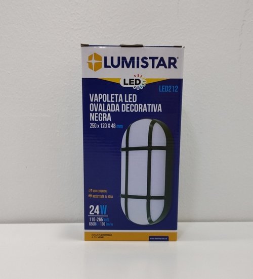 Vapoleta Led Ovalada 24w 6k, Lumistar (cod.2574) - Imagen 2