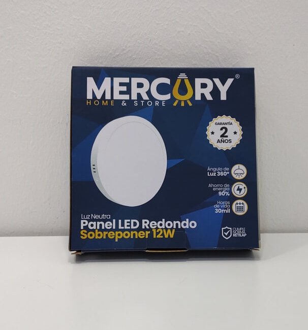 Panel Superficial Redondo 12w 4k 6´´, Mercury (cod.2475) - Imagen 3
