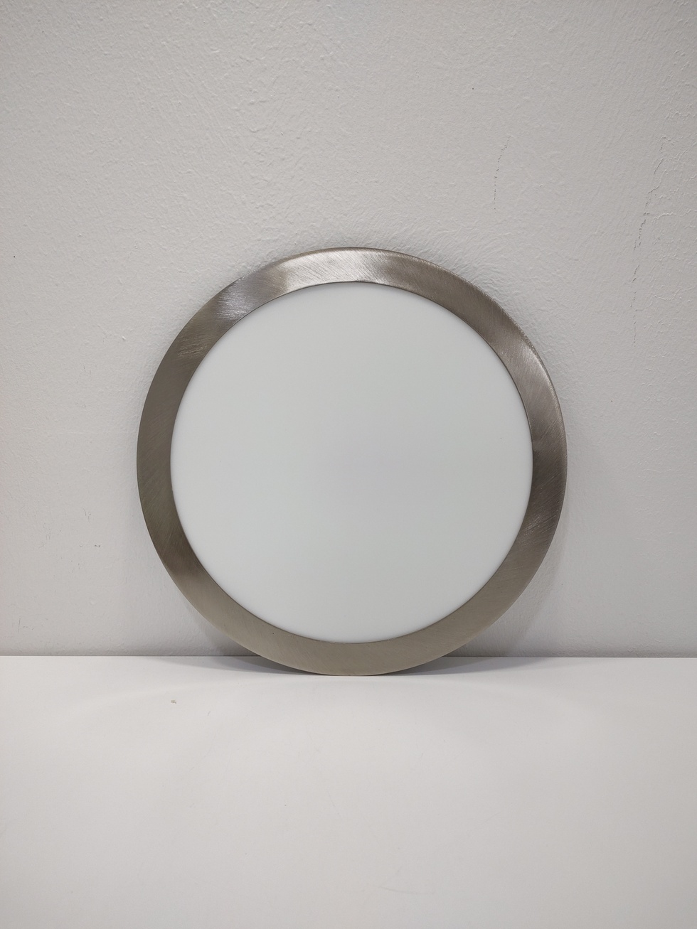 Panel Empotrable Redondo 24W 6K 12.5´´. Borde Satin, Mercury (cod.1592)